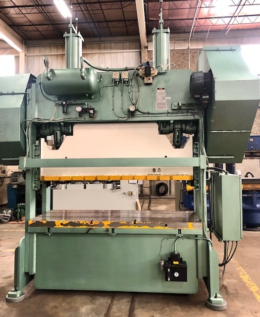 100 Ton Rousselle Press 10SS80 Straight Side Double Crank Press, 2000 - Image 2
