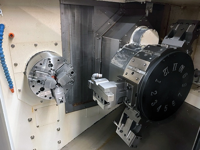 Tongtai MT-2000 Parallel Dual Spindle Lathe, 2017- Kitagawa Chucks, Dual Gantry Loaders, Dual Stockers - Image 5