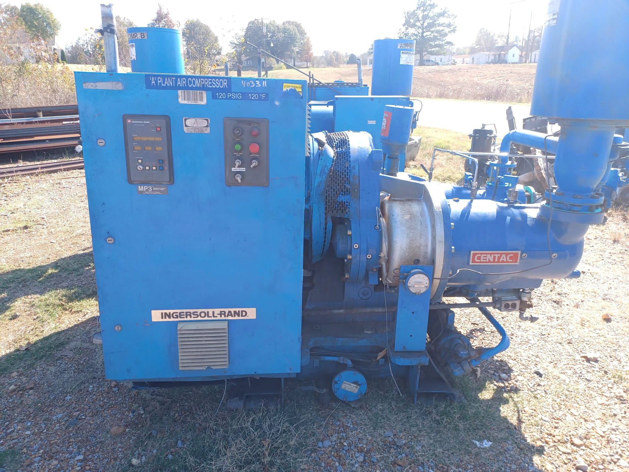 400 HP Ingersoll Rand 1CV14AE2 Centrifugal Air Compressor, 2015