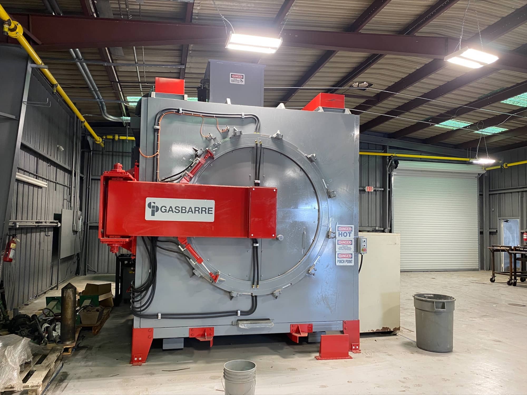 Gasbarre IFS48-72-40E Electric Nitriding Furnace, 2021 - Upgraded RA330 Retort, Loader, Only Fired Twice!