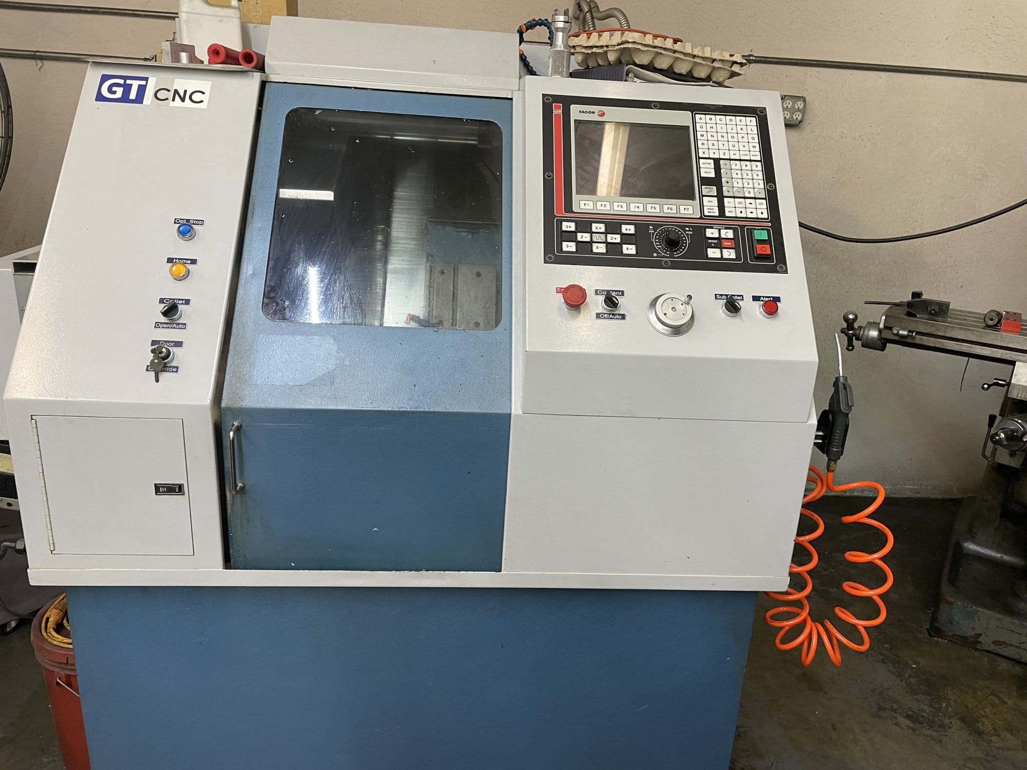 GT CNC GTS-FX CNC Lathe, 2014- Refurbished 2020, Sub Spindle, C-Axis Wired, Fagor 8055TG Control