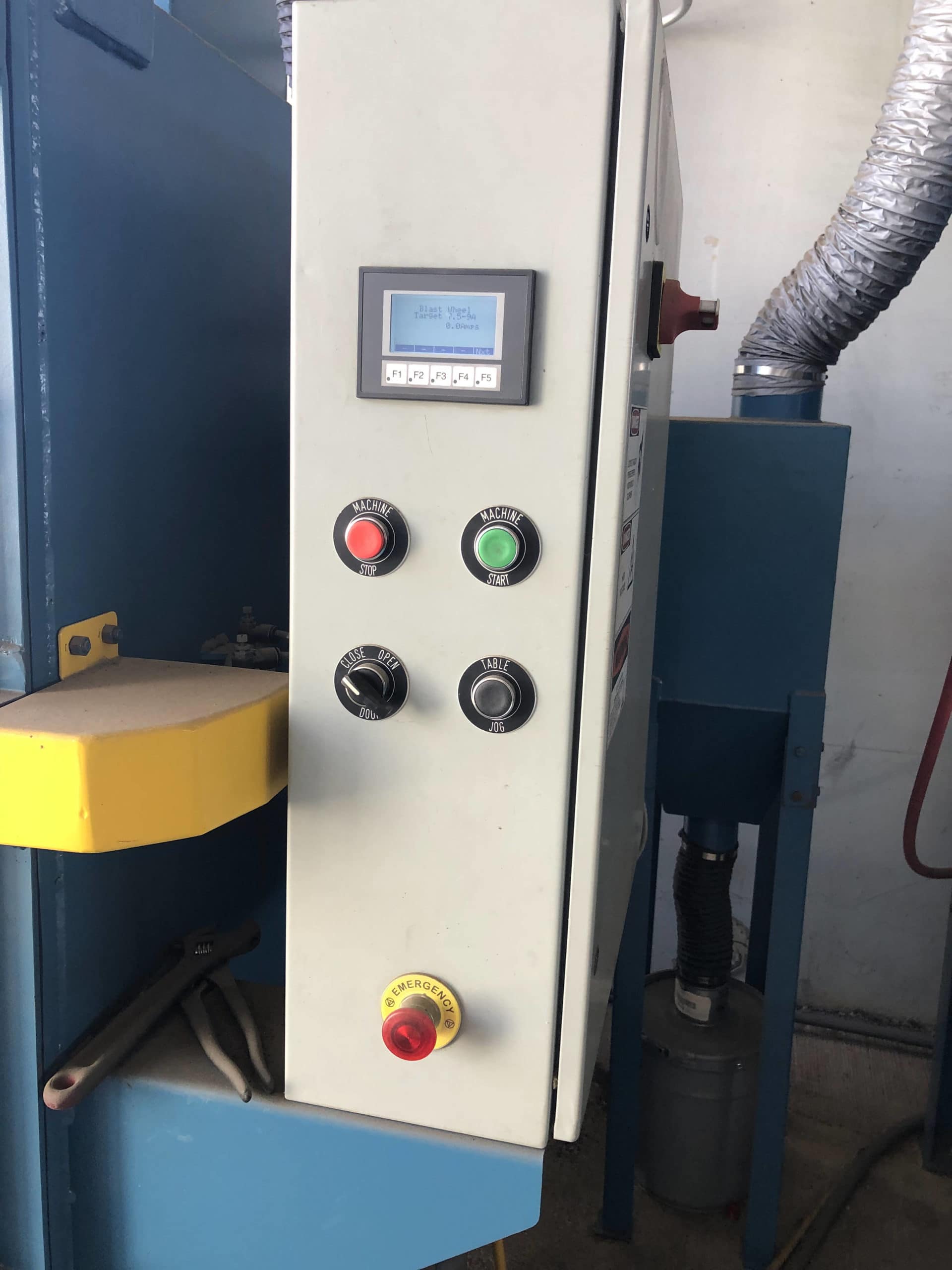 Viking 36T Airless Table Shot Blast, 2020 - Abrasive Trap & Hopper, Dust Collector, Spark Arrestor - Image 12
