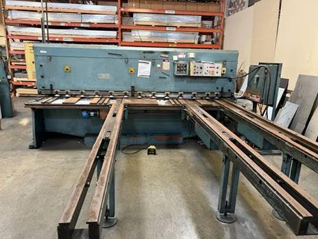 1/4" x 10' Amada M-3060 Mechanical Shear, 1985 - Power Backgauge, Squaring Arm, (2) Support Arm
