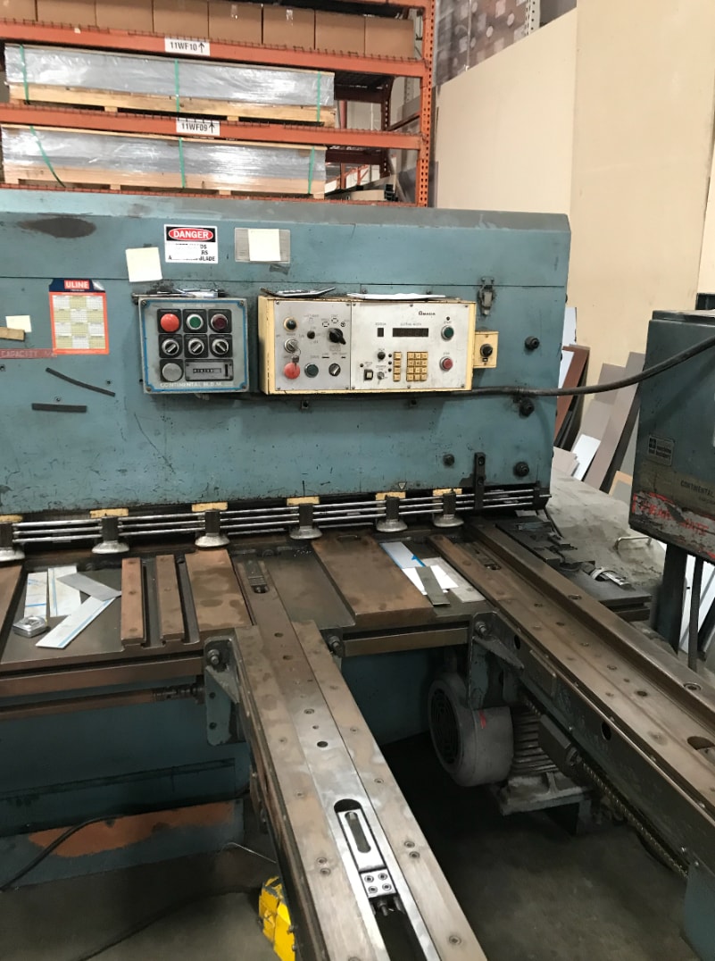 1/4" x 10' Amada M-3060 Mechanical Shear, 1985 - Power Backgauge, Squaring Arm, (2) Support Arm - Image 3