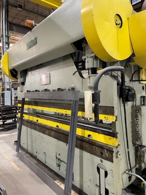 225 Ton x 12' Wisconsin Forcemaster 12FM225 Mechanical Press Brake - Automec Controller, Backgauge, Video Available - Image 3