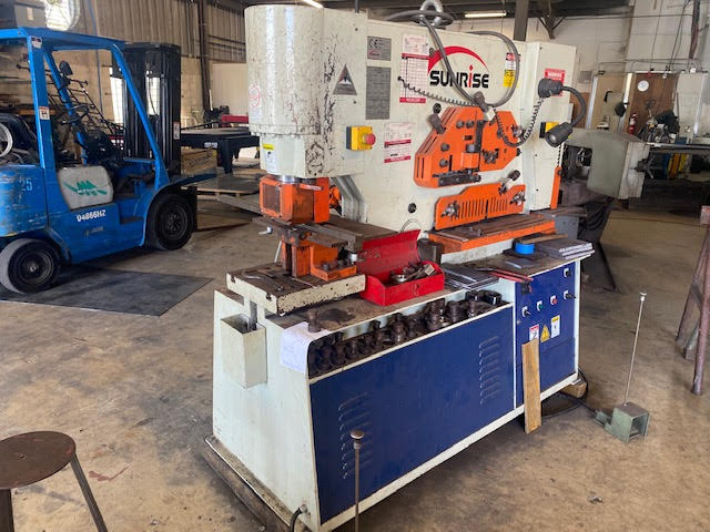 110 Ton Sunrise IW-110S SD Ironworker, 2016 - Available Immediately - Image 2