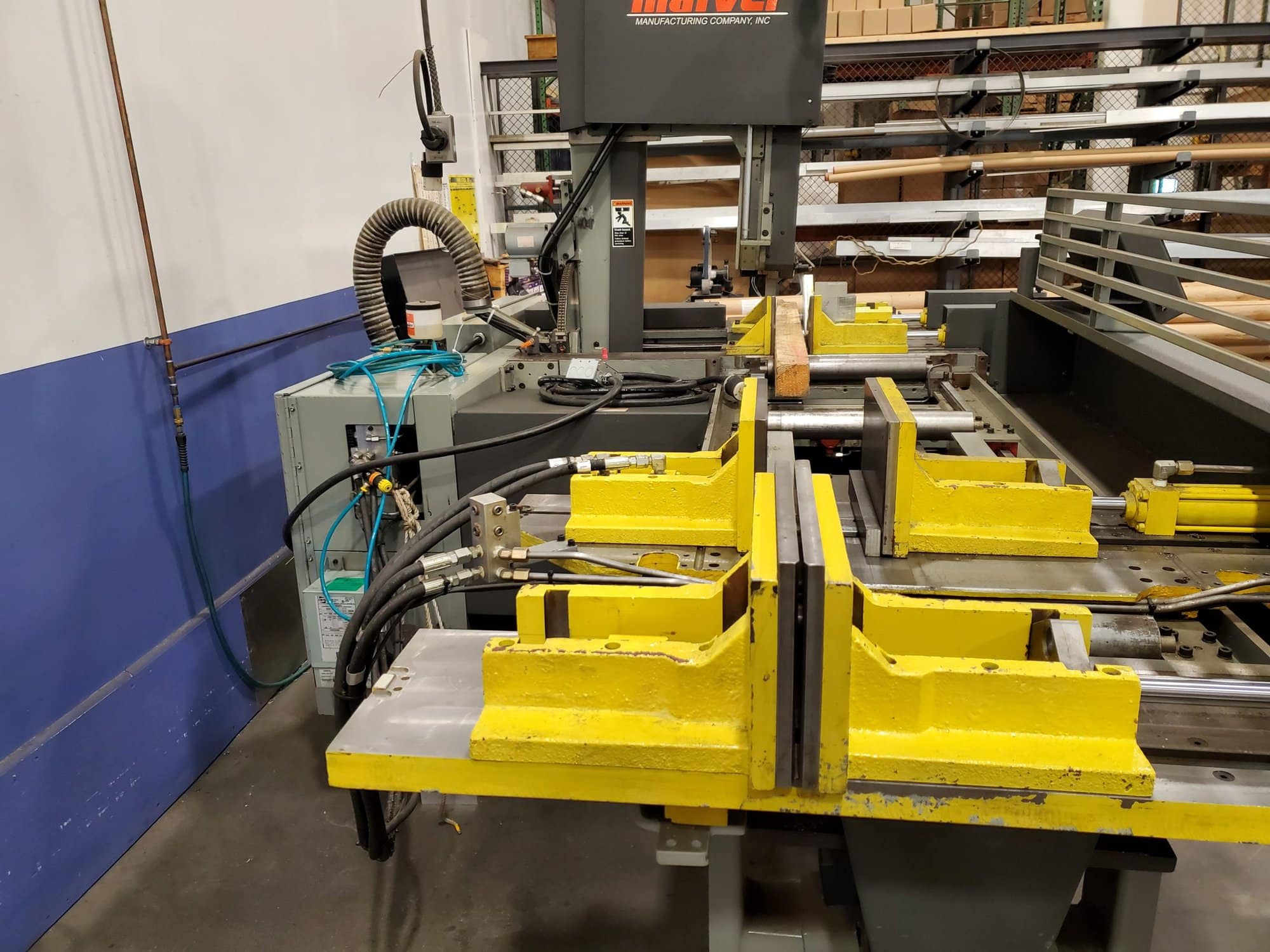15" x 20" Marvel 380A-PC60 Automatic Indexing Vertical Tilt-Frame Saw, 2011- Very Little Use - Image 5