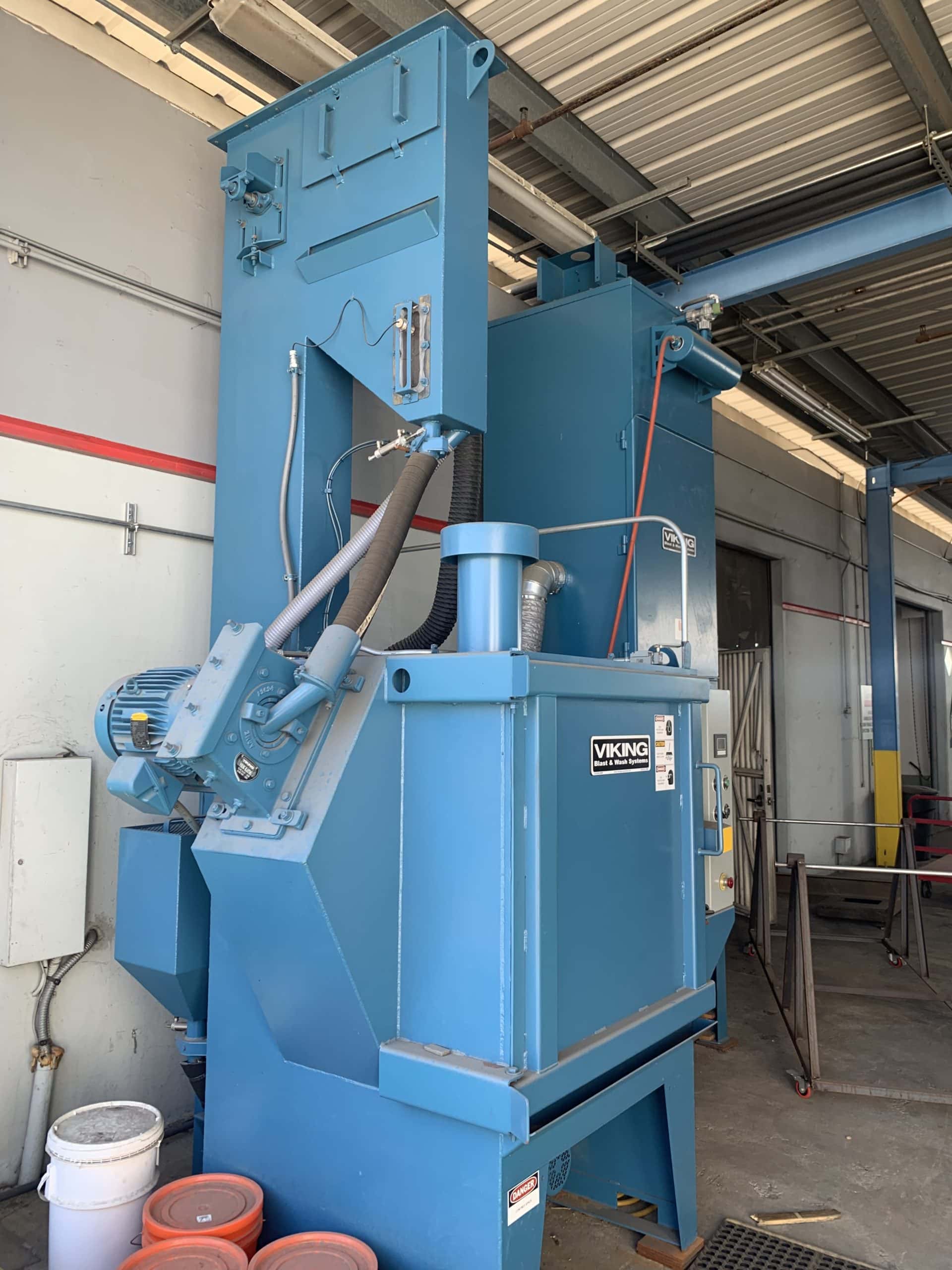 Viking 36T Airless Table Shot Blast, 2020 - Abrasive Trap & Hopper, Dust Collector, Spark Arrestor - Image 6