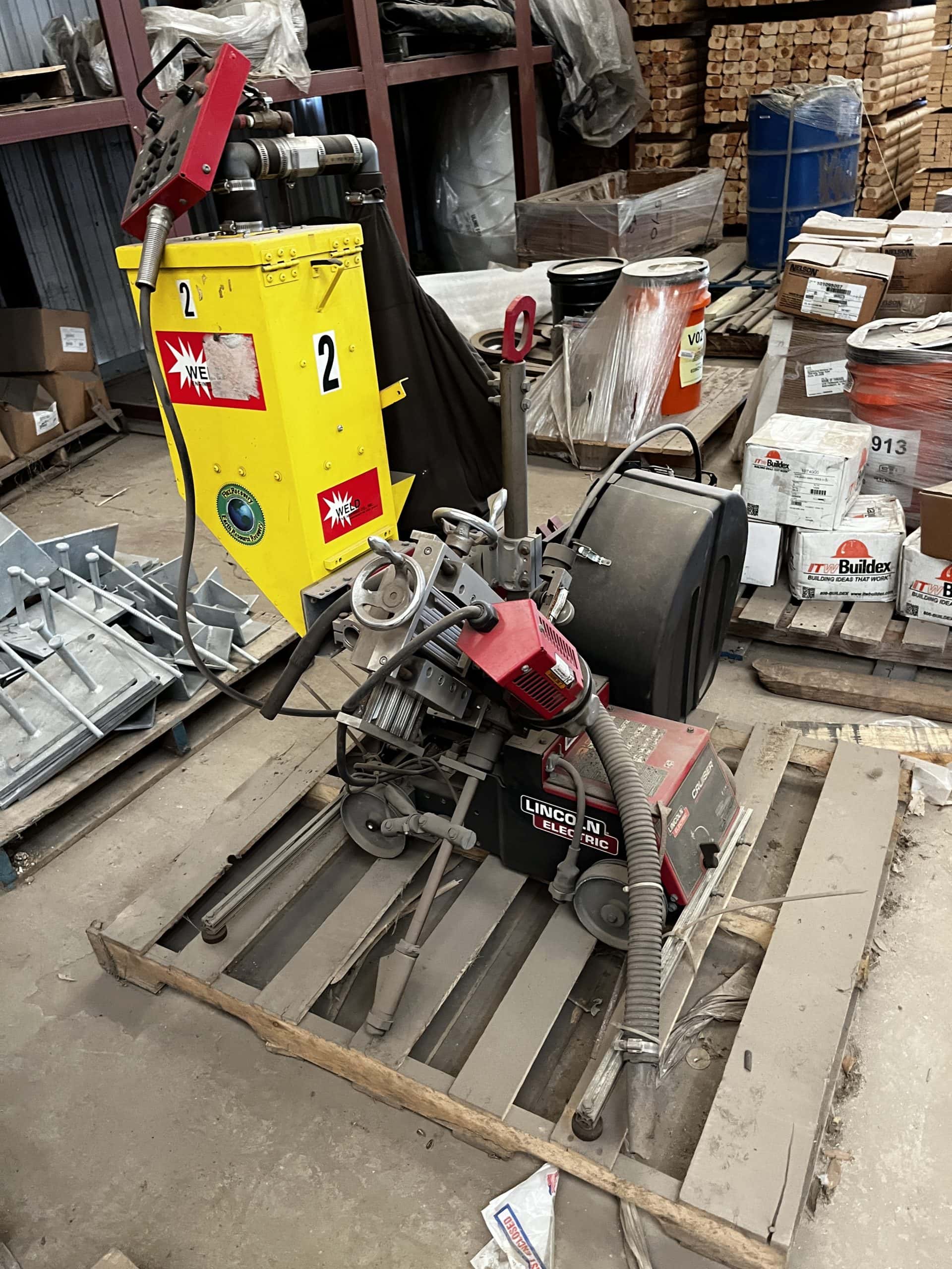 Lincoln Electric Powerwave AC/DC 1000 SD Submerged Arc Welder 2016, Cruiser Tractor K3048 and Materials - Image 5