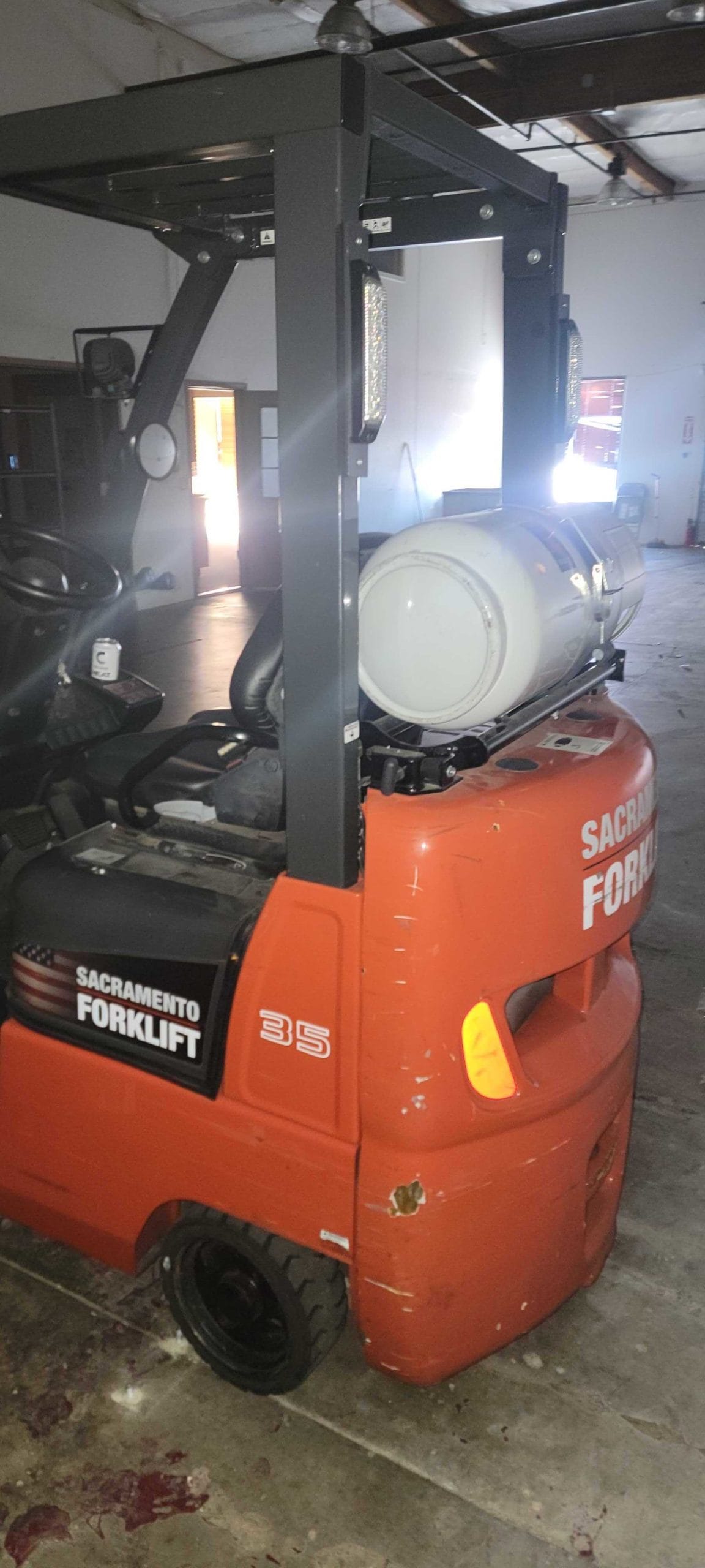 3,000 Lb. Unicarriers Sacramento MCP1F1A18LV LP Forklift, 2019 - Less Than 500 HRS Tilt & Side-shift - Image 4