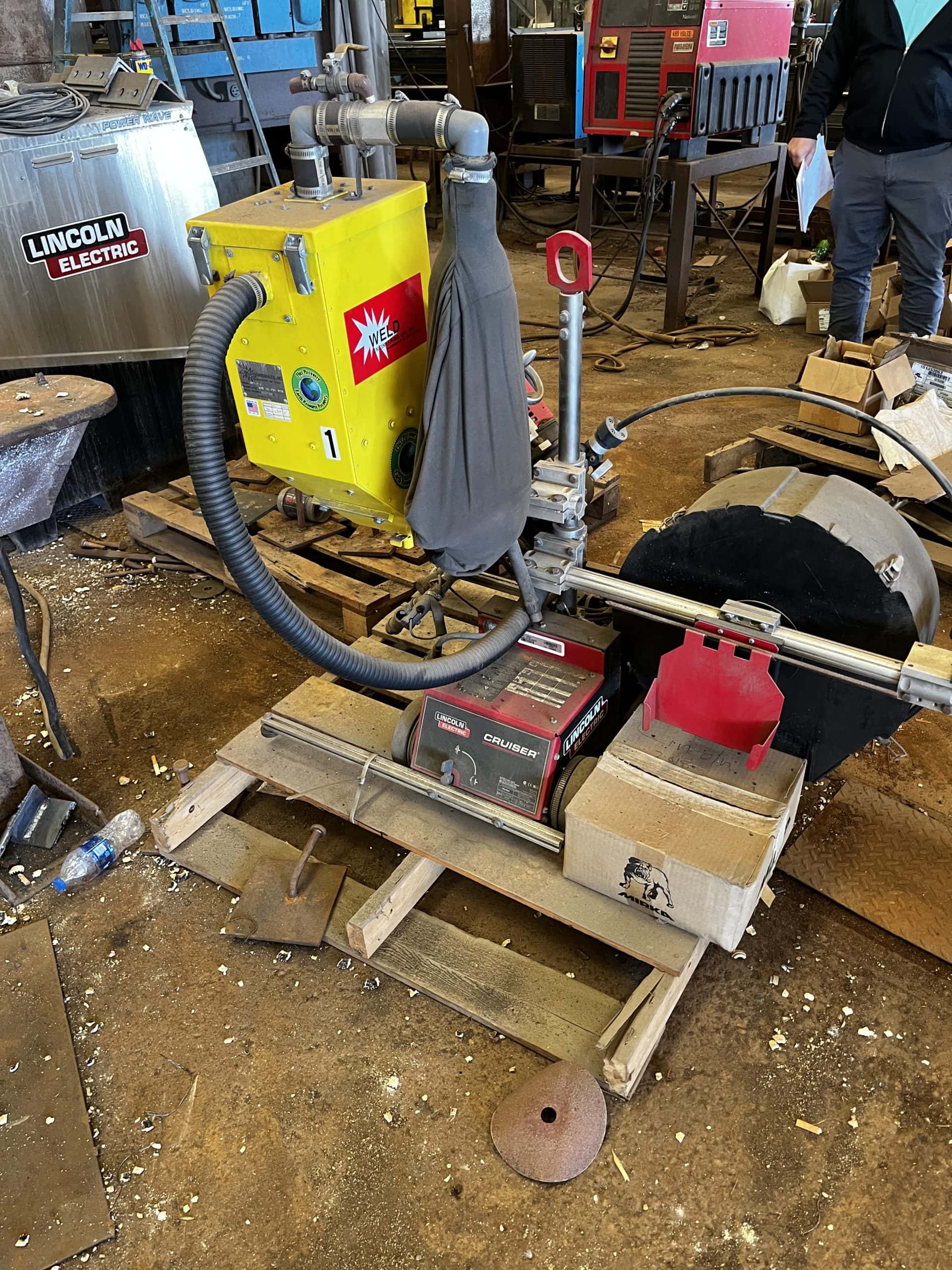 Lincoln Electric Powerwave AC/DC 1000 SD Submerged Arc Welder 2016, Cruiser Tractor K3048 and Materials - Image 6