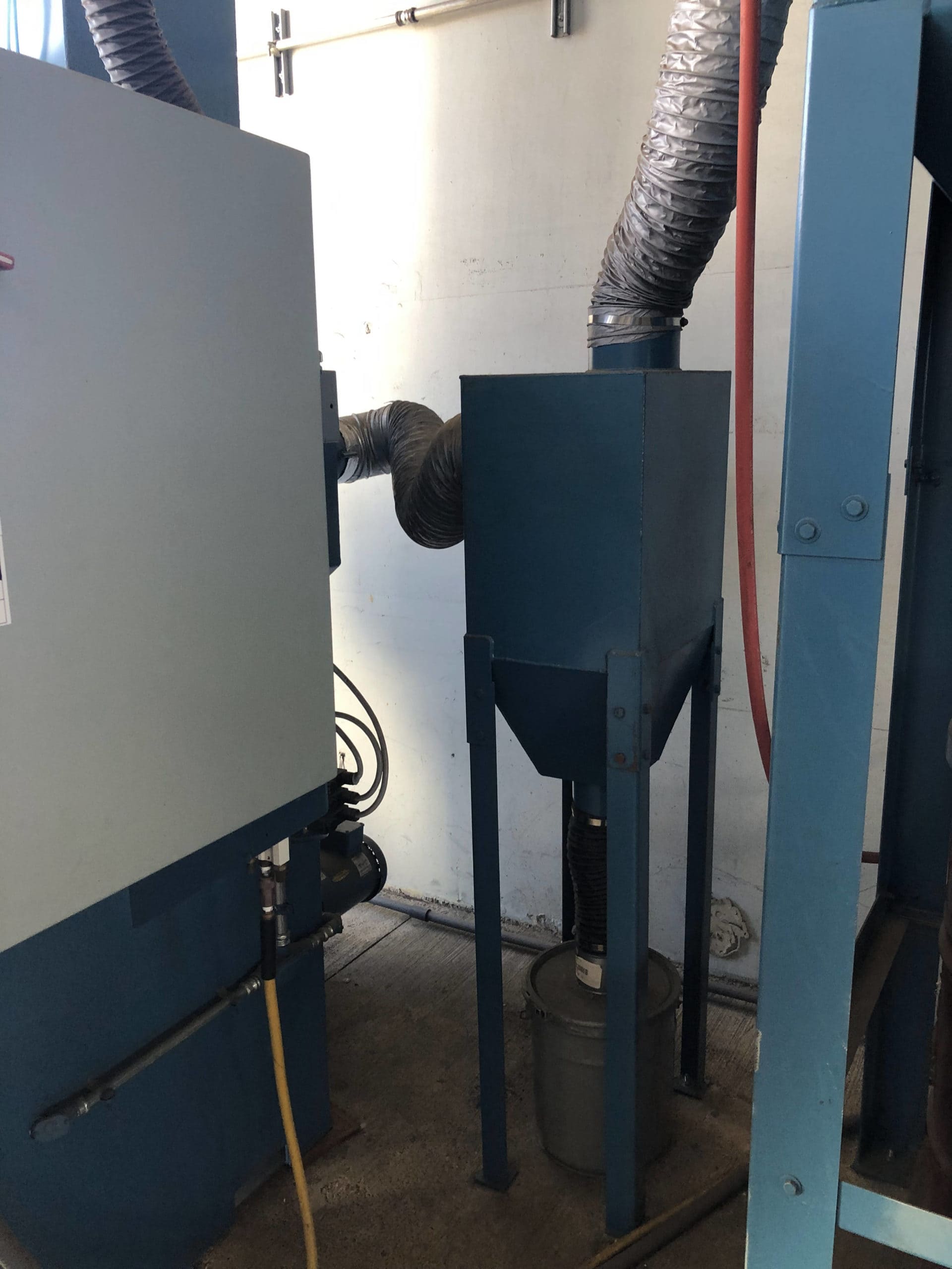Viking 36T Airless Table Shot Blast, 2020 - Abrasive Trap & Hopper, Dust Collector, Spark Arrestor - Image 9