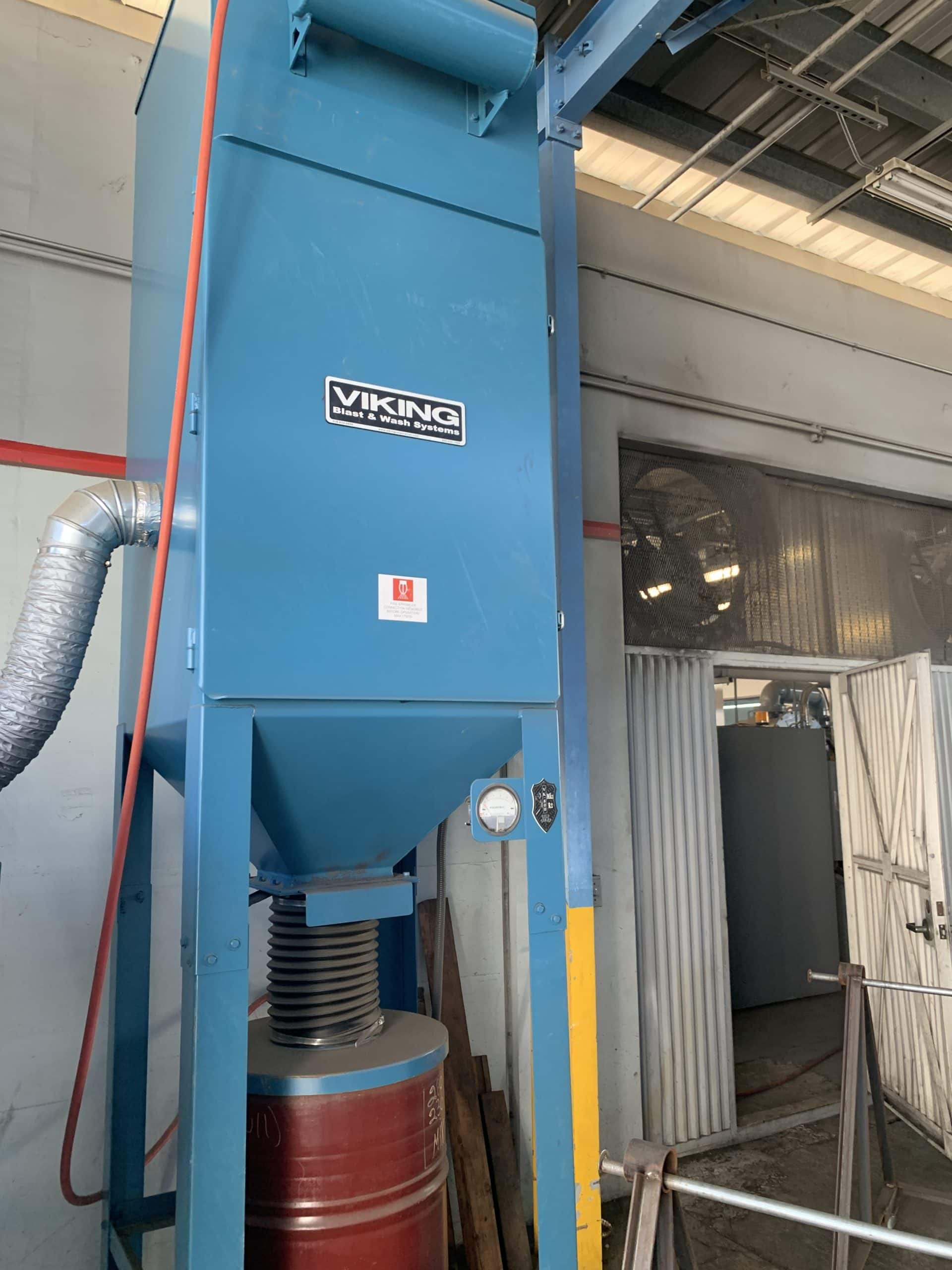 Viking 36T Airless Table Shot Blast, 2020 - Abrasive Trap & Hopper, Dust Collector, Spark Arrestor - Image 10