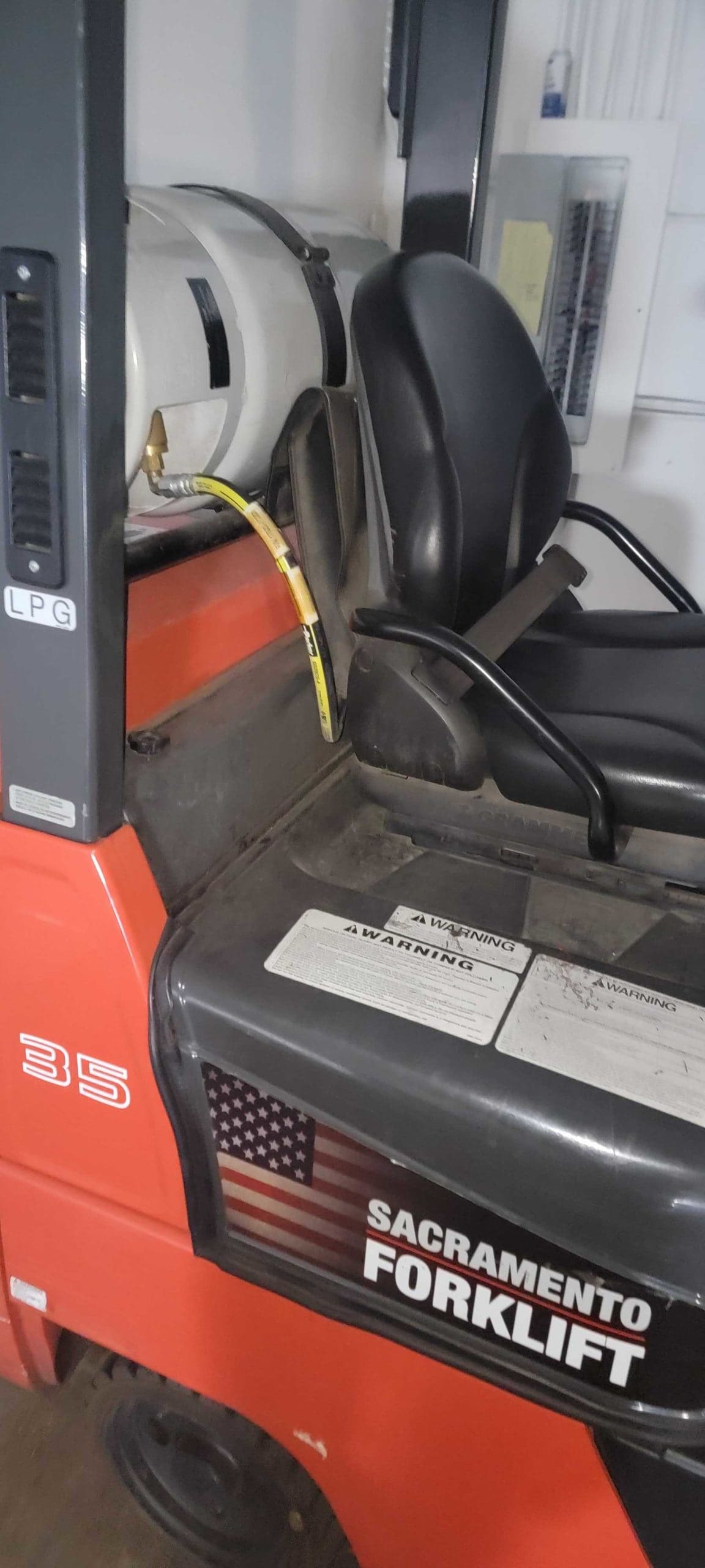 3,000 Lb. Unicarriers Sacramento MCP1F1A18LV LP Forklift, 2019 - Less Than 500 HRS Tilt & Side-shift - Image 8