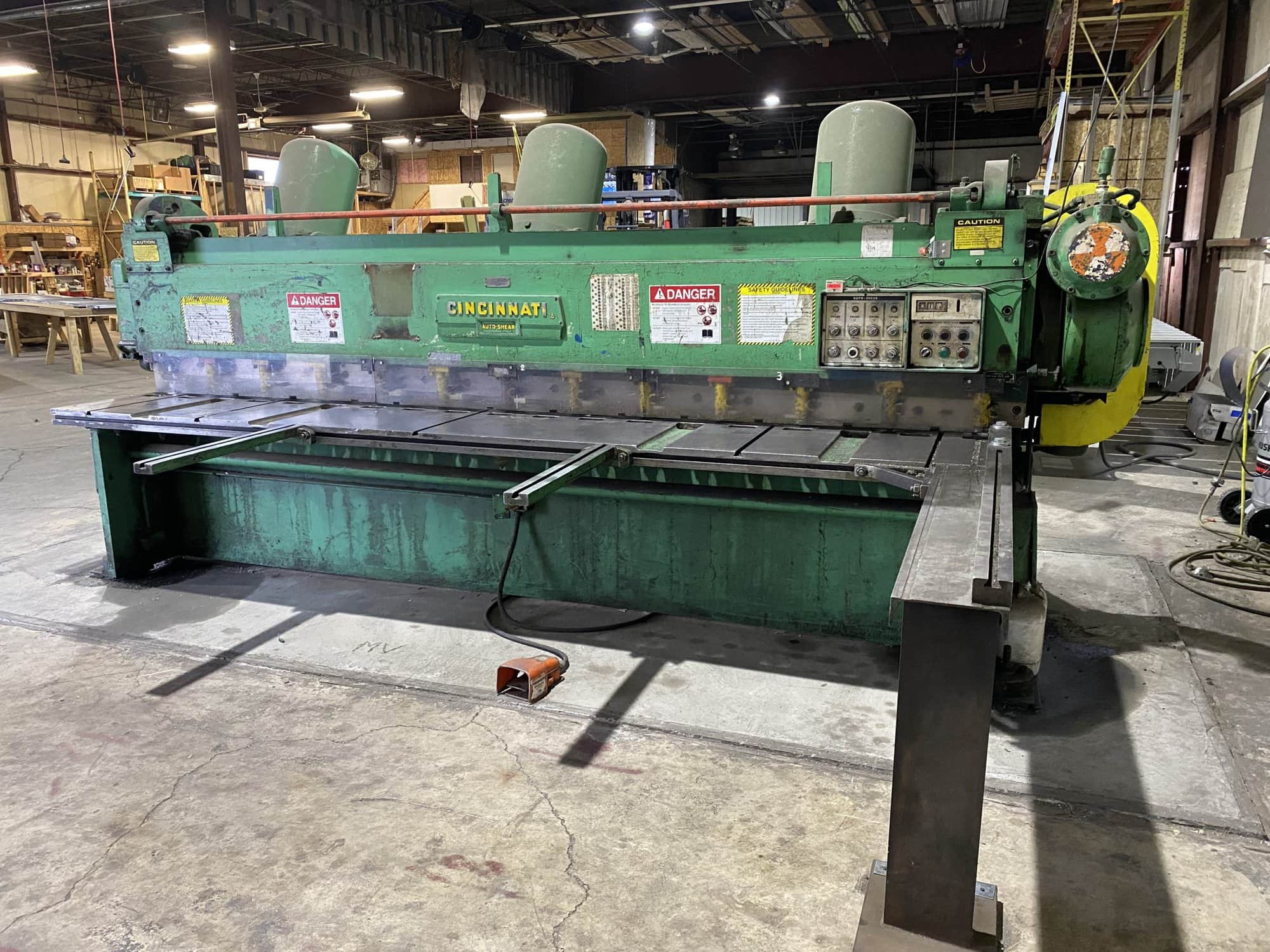 12' 3/16" Cincinnati 1412 Mechanical Autoshear, 1968 - Back Gauge, Available Immediately
