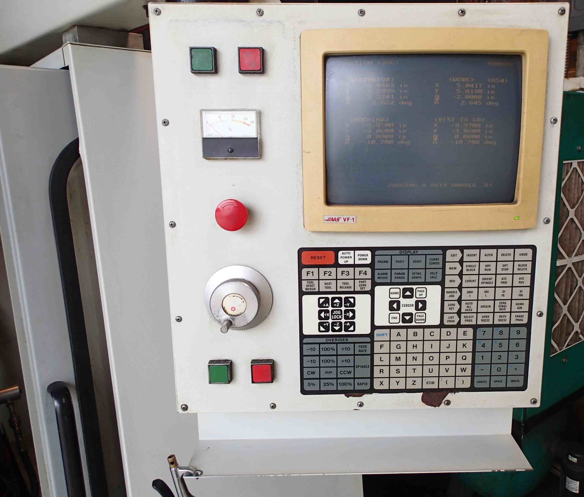 Haas VF-1 VMC, 1993- HRT-9" Rotary Table, A-Axis Table, 20 ATC - Image 3