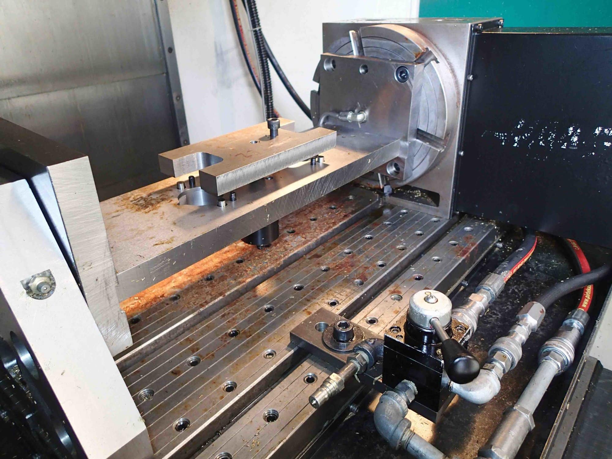 Haas VF-1 VMC, 1993- HRT-9" Rotary Table, A-Axis Table, 20 ATC - Image 10