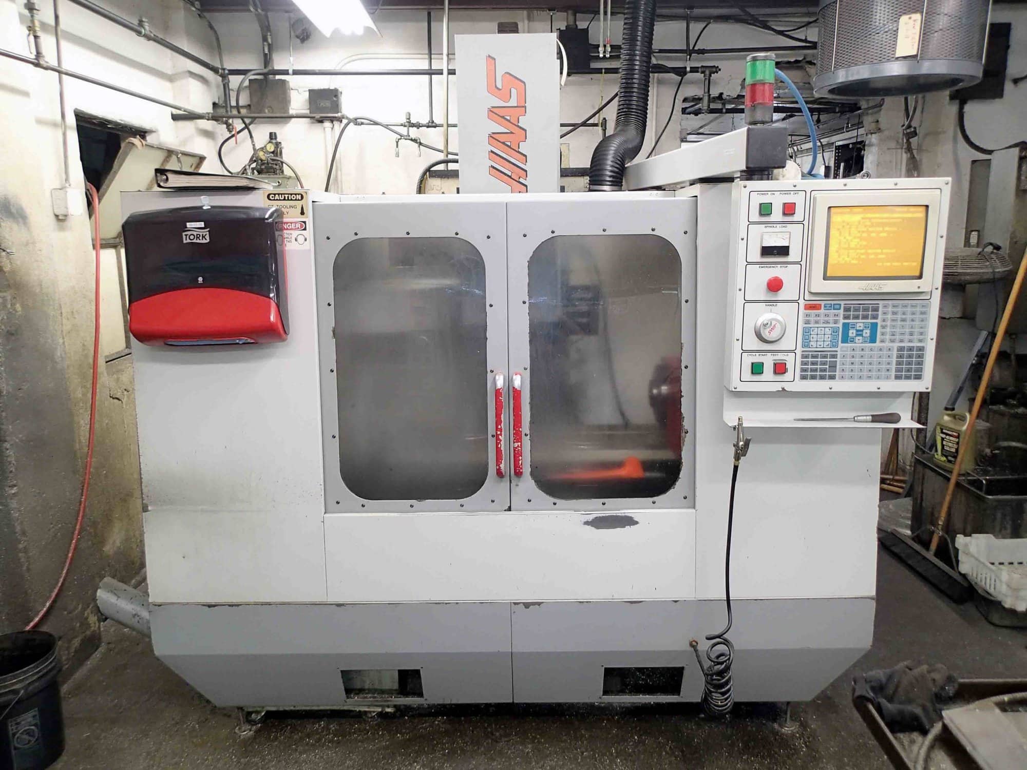 Haas VF-2 VMC, 1995- HRT-9 4th Axis Rotary