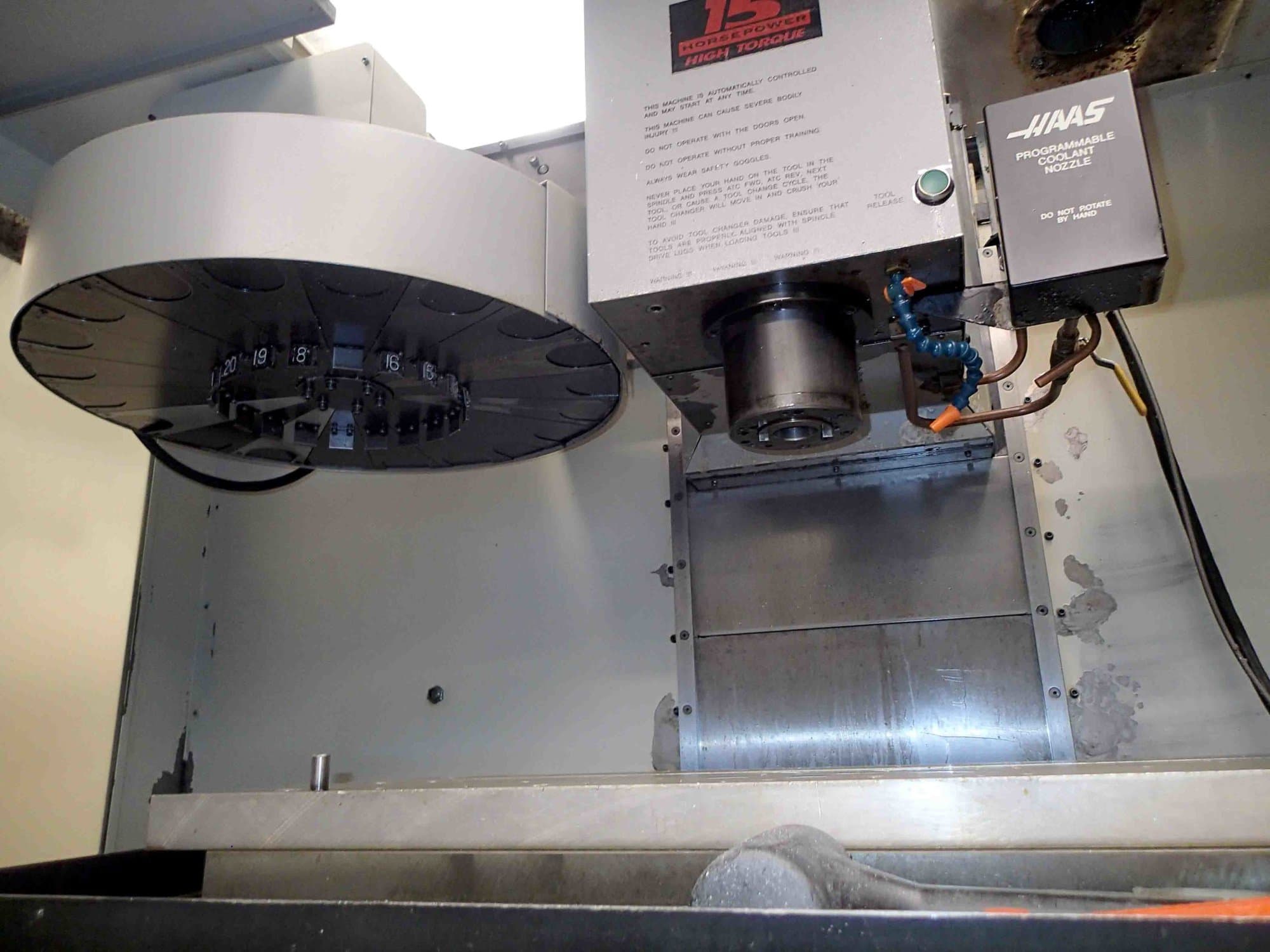 Haas VF-2 VMC, 1995- HRT-9 4th Axis Rotary - Image 7