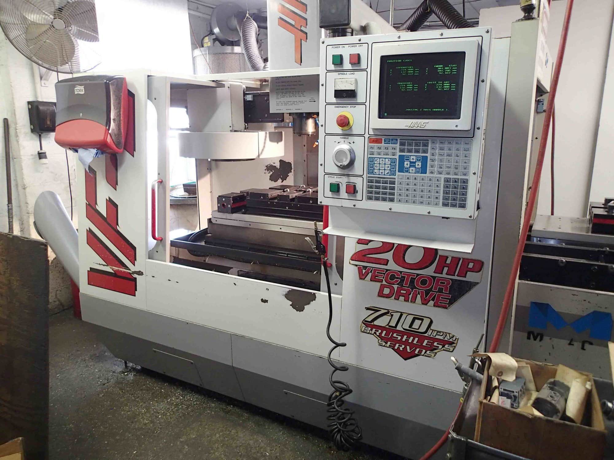 Haas VF-2 VMC, 1998- 4th Axis Ready, Midaco APC, Chick Vises, Mist Collector - Image 2