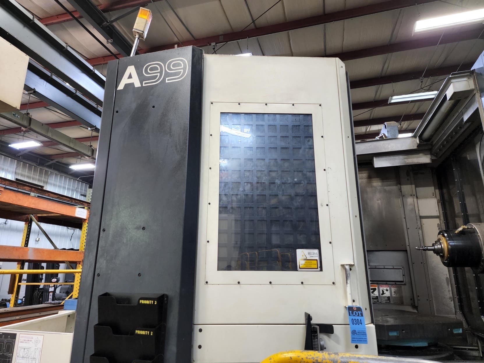 Makino A99 HMC, 1999- 12K RPM, Thru Spindle Coolant, Rigid Tap, Chip Conveyor - Image 19