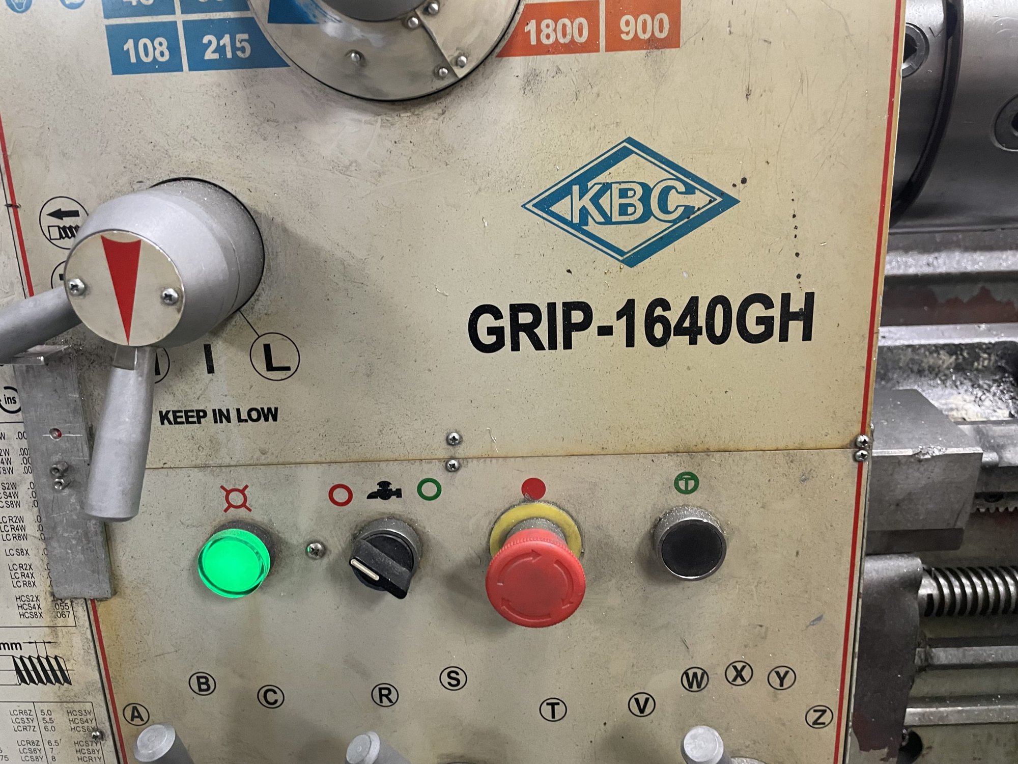 16" x 40" KBC 1640GH Engine Lathe, 2011 - with Tailstock - Image 3