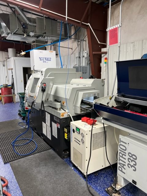 Hanwha XE35J 5 Axis CNC Swiss Lathe, 2019 - Fanuc Control, Bar Feeder, Tri Mist Collector - Image 6