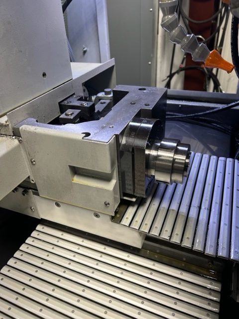 Hanwha XE35J 5 Axis CNC Swiss Lathe, 2019 - Fanuc Control, Bar Feeder, Tri Mist Collector - Image 12
