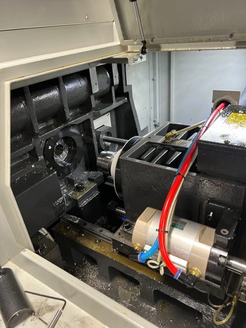 Hanwha XE35J 5 Axis CNC Swiss Lathe, 2019 - Fanuc Control, Bar Feeder, Tri Mist Collector - Image 13