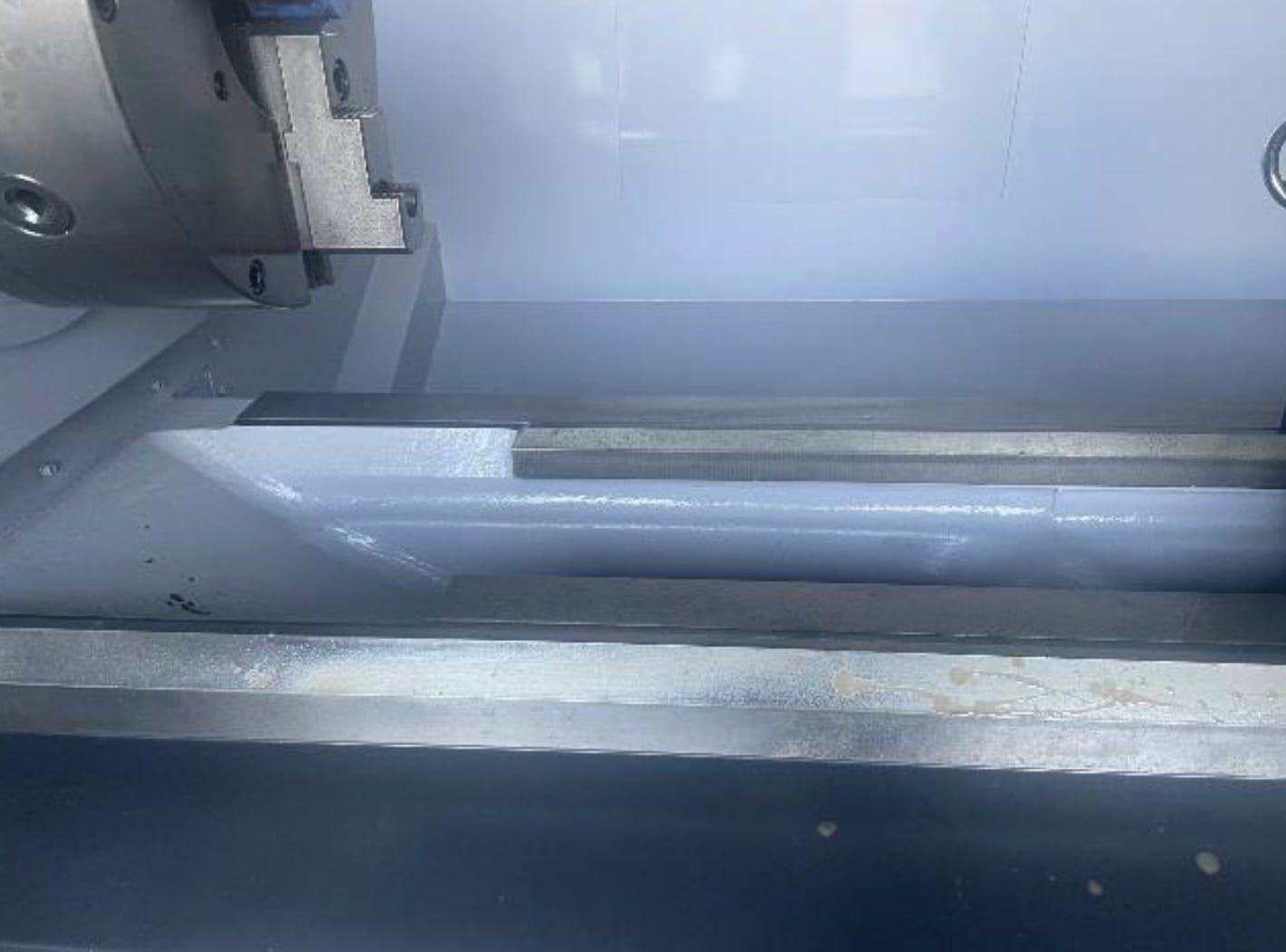 Ganesh 3080 BIG BORE CNC Lathe, 2012 - Fanuc Oi-TD Control, Chip Conveyor, Programable Tailstock - Image 5