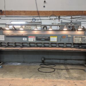 10 Gauge x 12' Cincinnati 1012 Auto Shear, 1961 - Available Immediately, Back Gauge