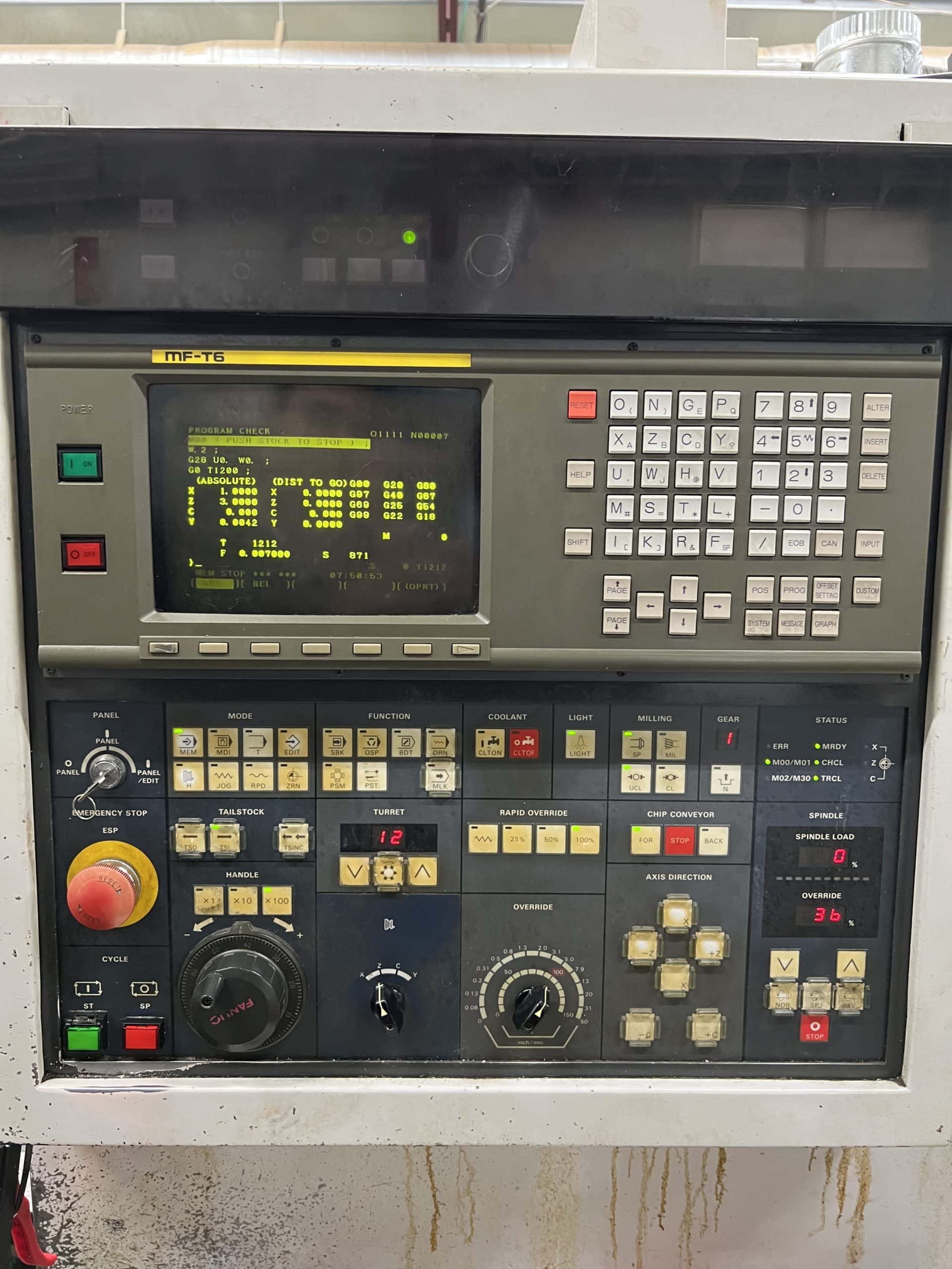 Mori-Seiki SL-25Y CNC Lathe, 1992- Y-Axis, Tailstock, Tooling Included - Image 6