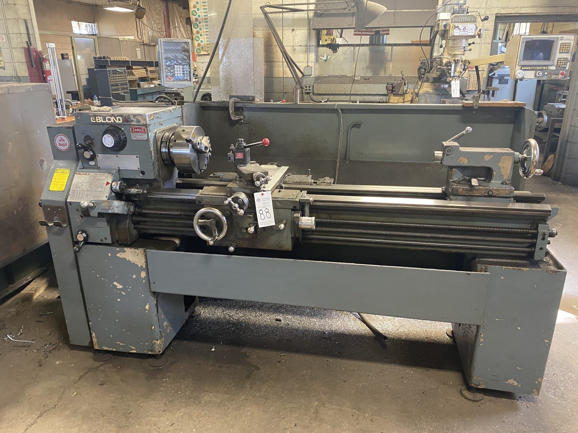 LeBlond Regal Servo Shift Engine Lathe, DRO, English and Metric Threads, 2011