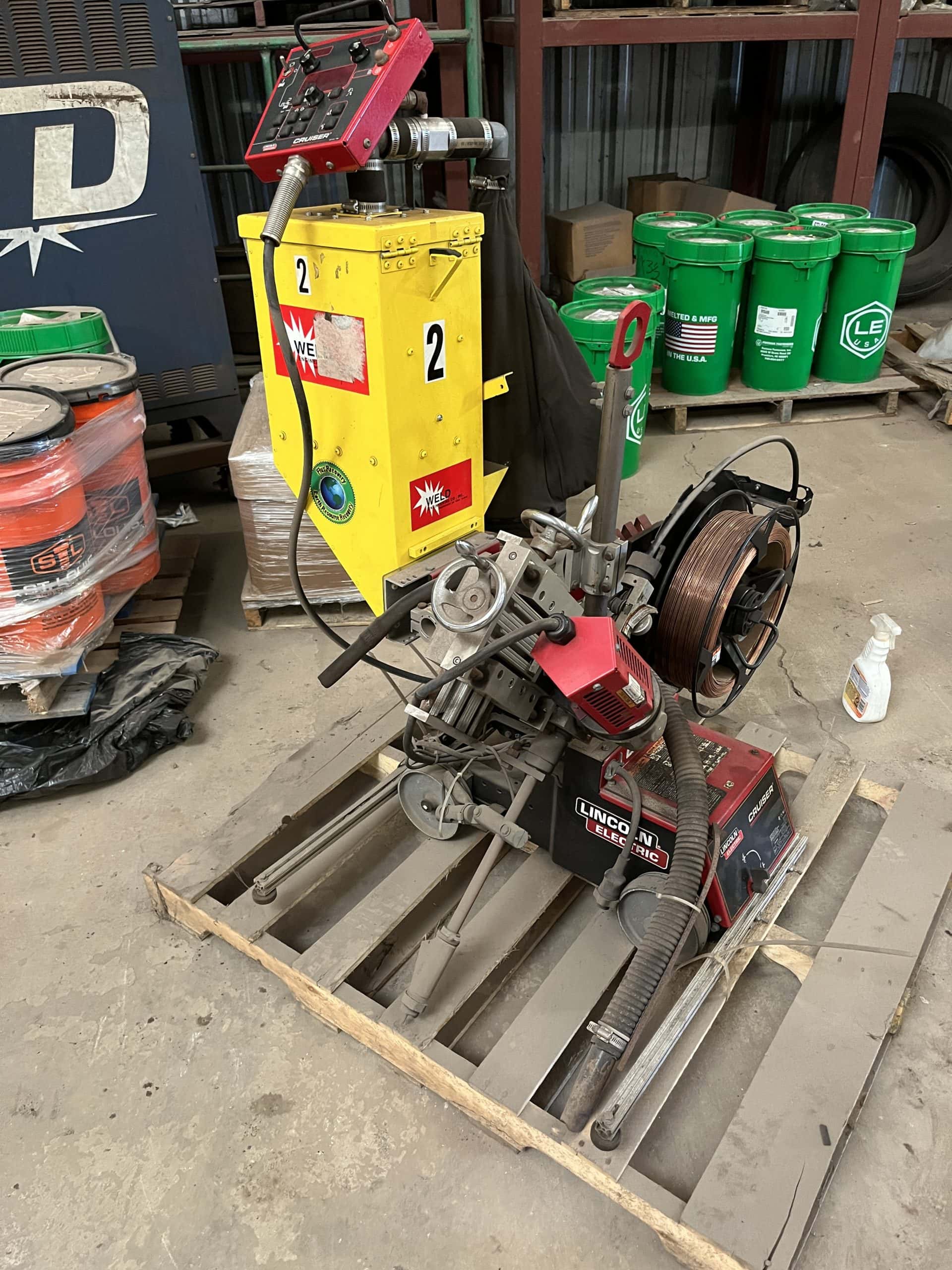 Lincoln Electric Powerwave AC/DC 1000 SD Submerged Arc Welder 2016, Cruiser Tractor K3048 and Materials - Image 7