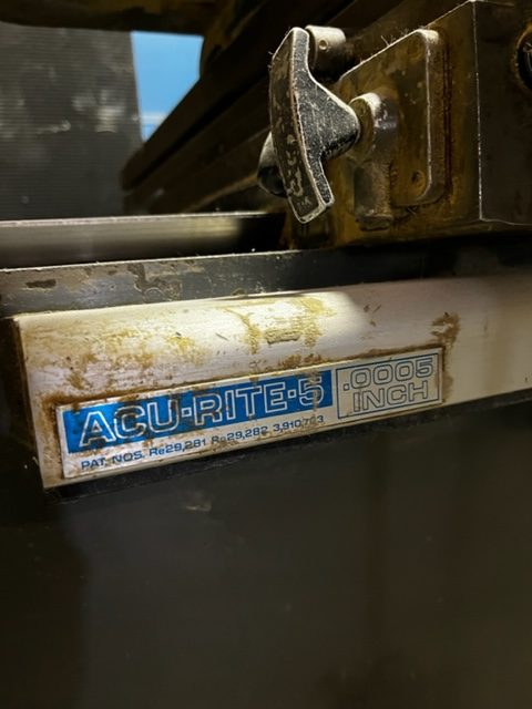 Lagun FT-1 Milling Machine, 1980's - Acu-Rite Digital Read Out - Image 8