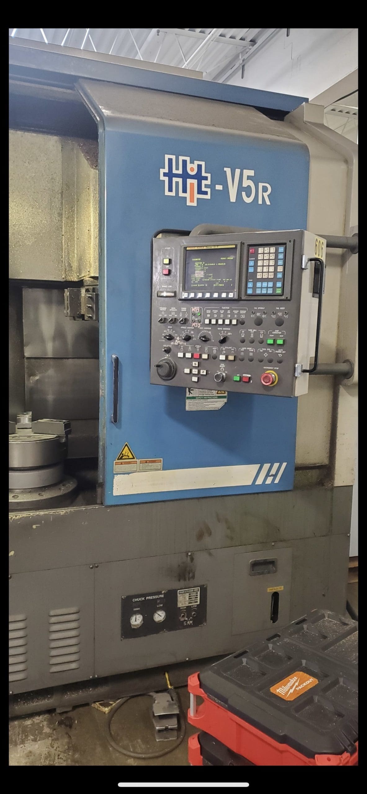 Hyundai HIT- V5R CNC Vertical Turret Lathe, 1998 - Available Immediately - Image 2