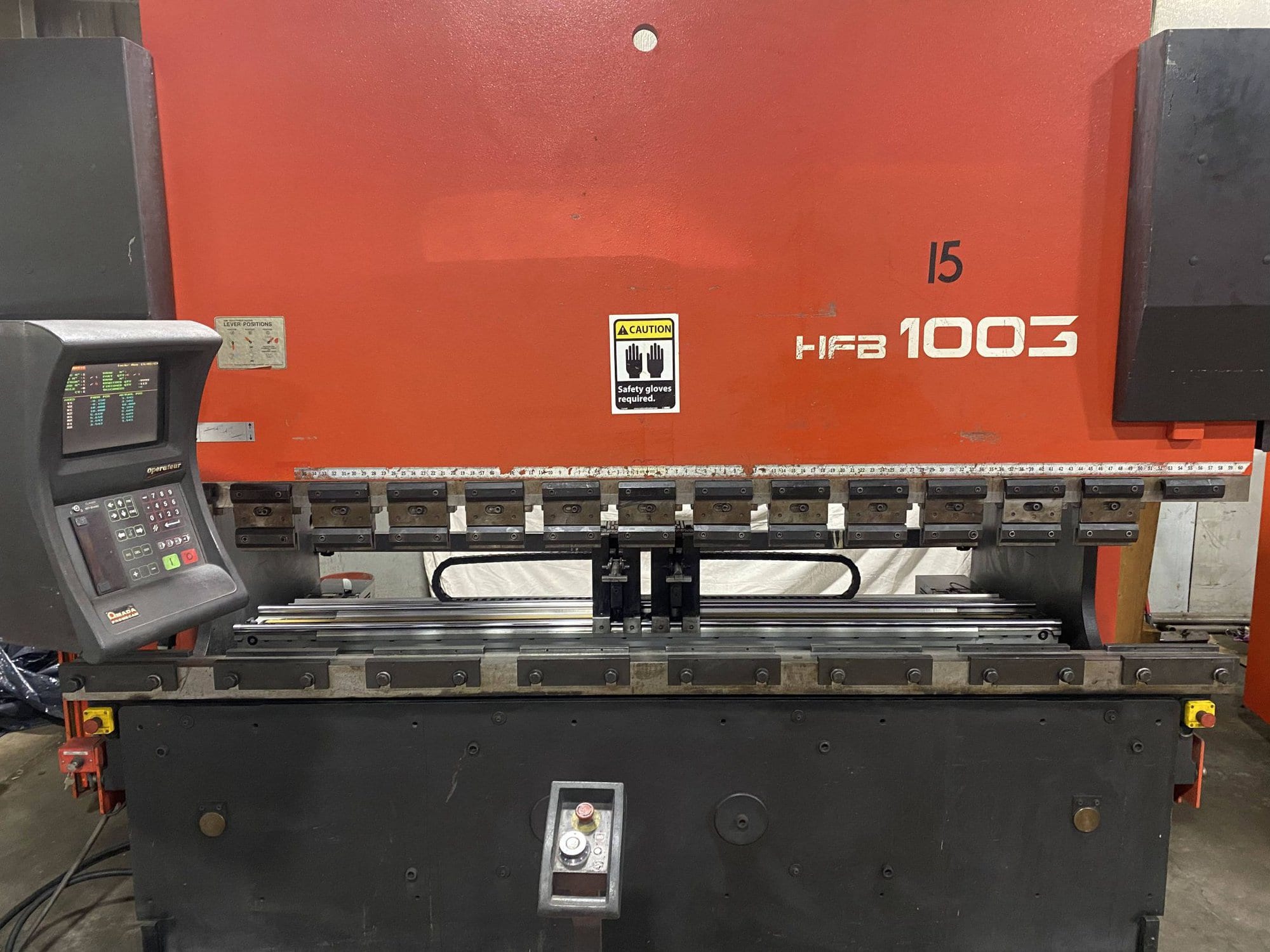 110 Ton x 10' Amada HFB 1003 CNC Press Brake, 1998 - Image 3