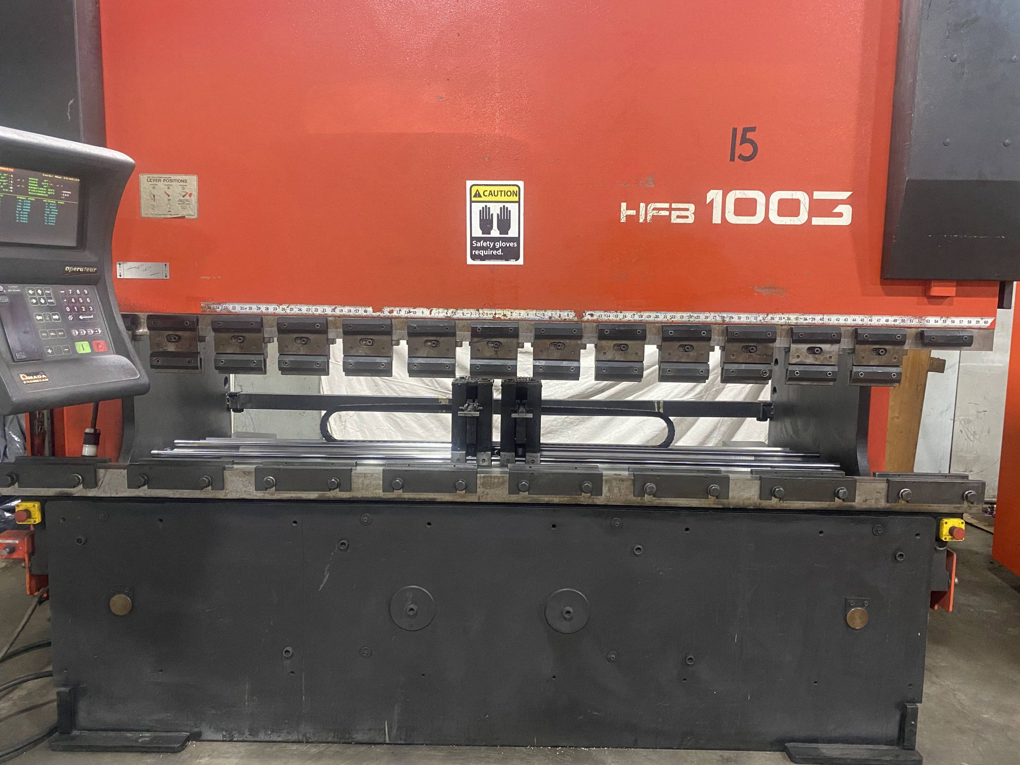 110 Ton x 10' Amada HFB 1003 CNC Press Brake, 1998 - Image 2