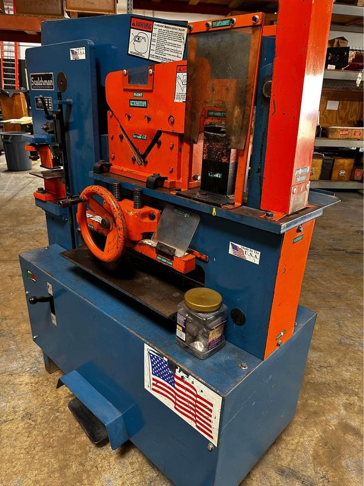 50 ton Scotchman 5075 Ironworker - Lightly Used, Videos Available, Tooling Included - Image 2