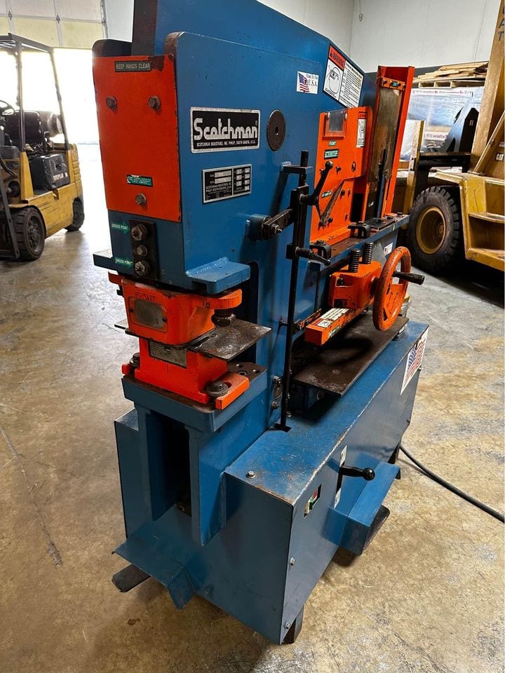 50 ton Scotchman 5075 Ironworker - Lightly Used, Videos Available, Tooling Included - Image 3