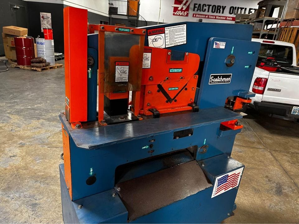 50 ton Scotchman 5075 Ironworker - Lightly Used, Videos Available, Tooling Included - Image 5