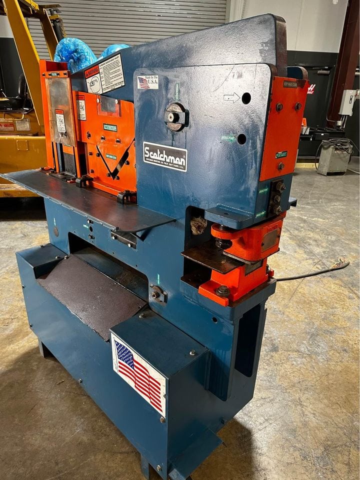 50 ton Scotchman 5075 Ironworker - Lightly Used, Videos Available, Tooling Included - Image 6