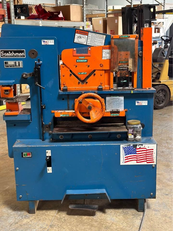 50 ton Scotchman 5075 Ironworker - Lightly Used, Videos Available, Tooling Included