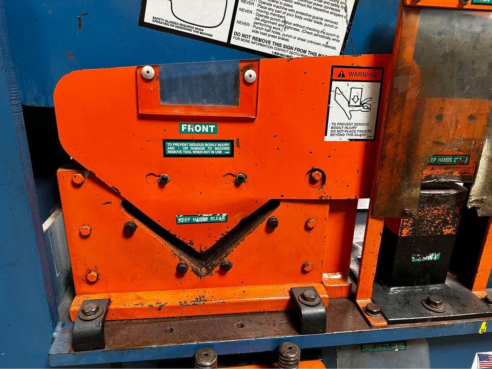 50 ton Scotchman 5075 Ironworker - Lightly Used, Videos Available, Tooling Included - Image 7