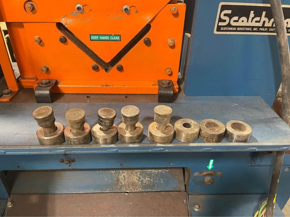 50 ton Scotchman 5075 Ironworker - Lightly Used, Videos Available, Tooling Included - Image 8