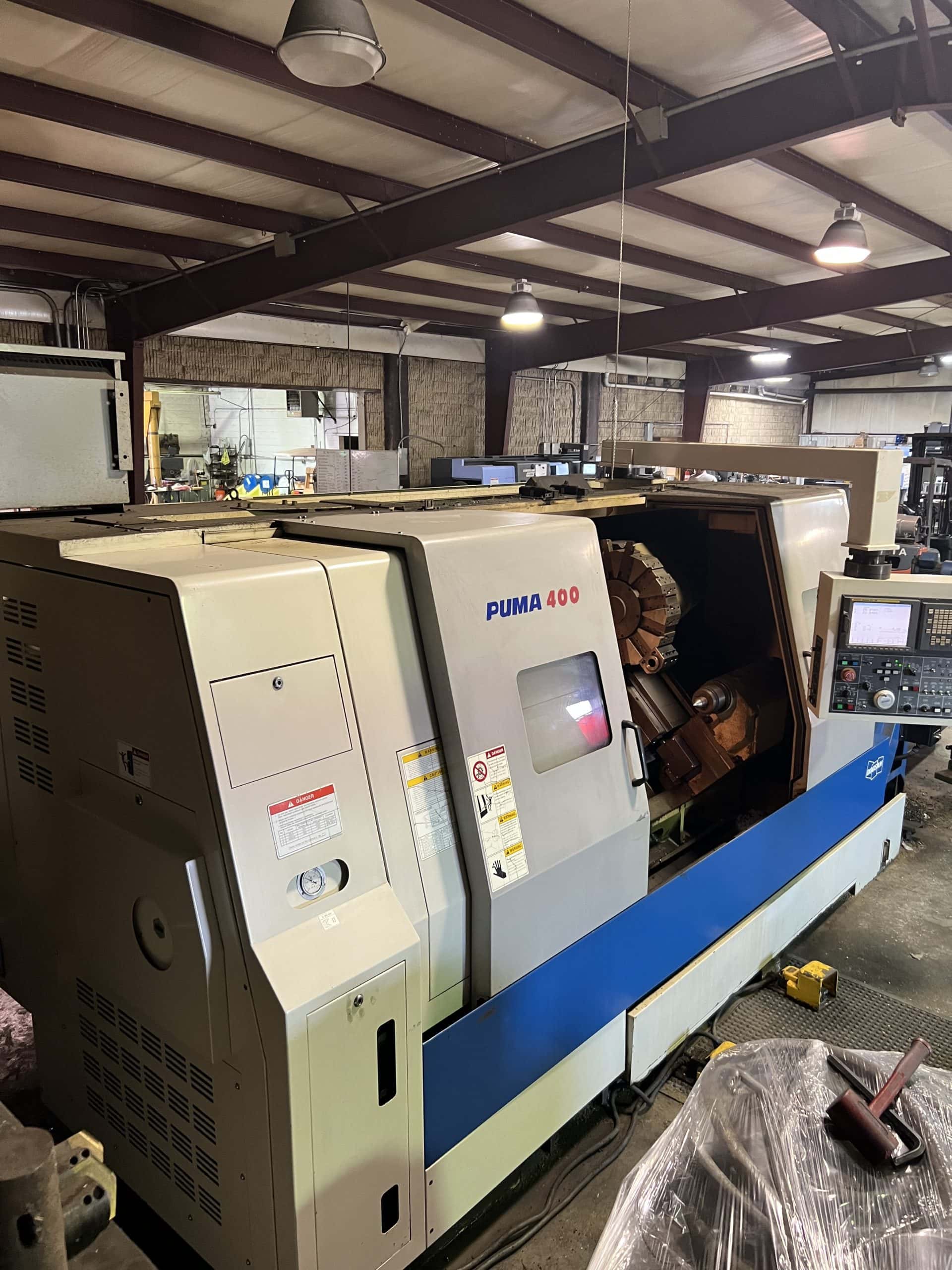 Doosan Puma 400C CNC Lathe, 2007 - Tailstock, Chip Conveyor, Videos, Inspection Report - Image 2