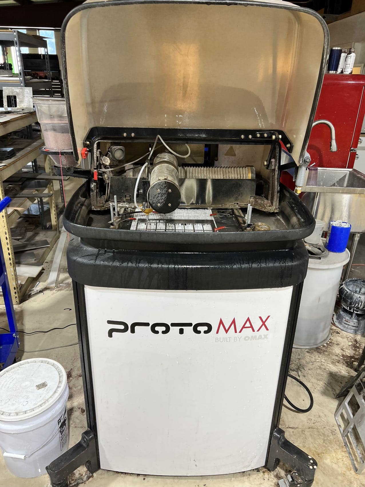 12" x 12" Omax ProtoMax Waterjet, 2020 - 30,000 PSI, Screen Drain Filter - Image 5
