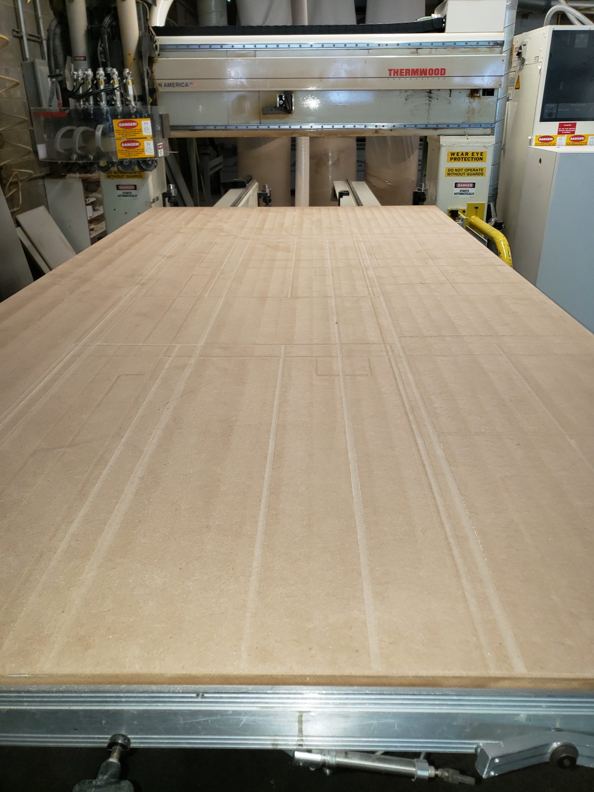 5' x 10' Thermwood C40 CNC Router, 2003- 18K Spindle, Tool Changer, 40 HP Vacuum - Image 10