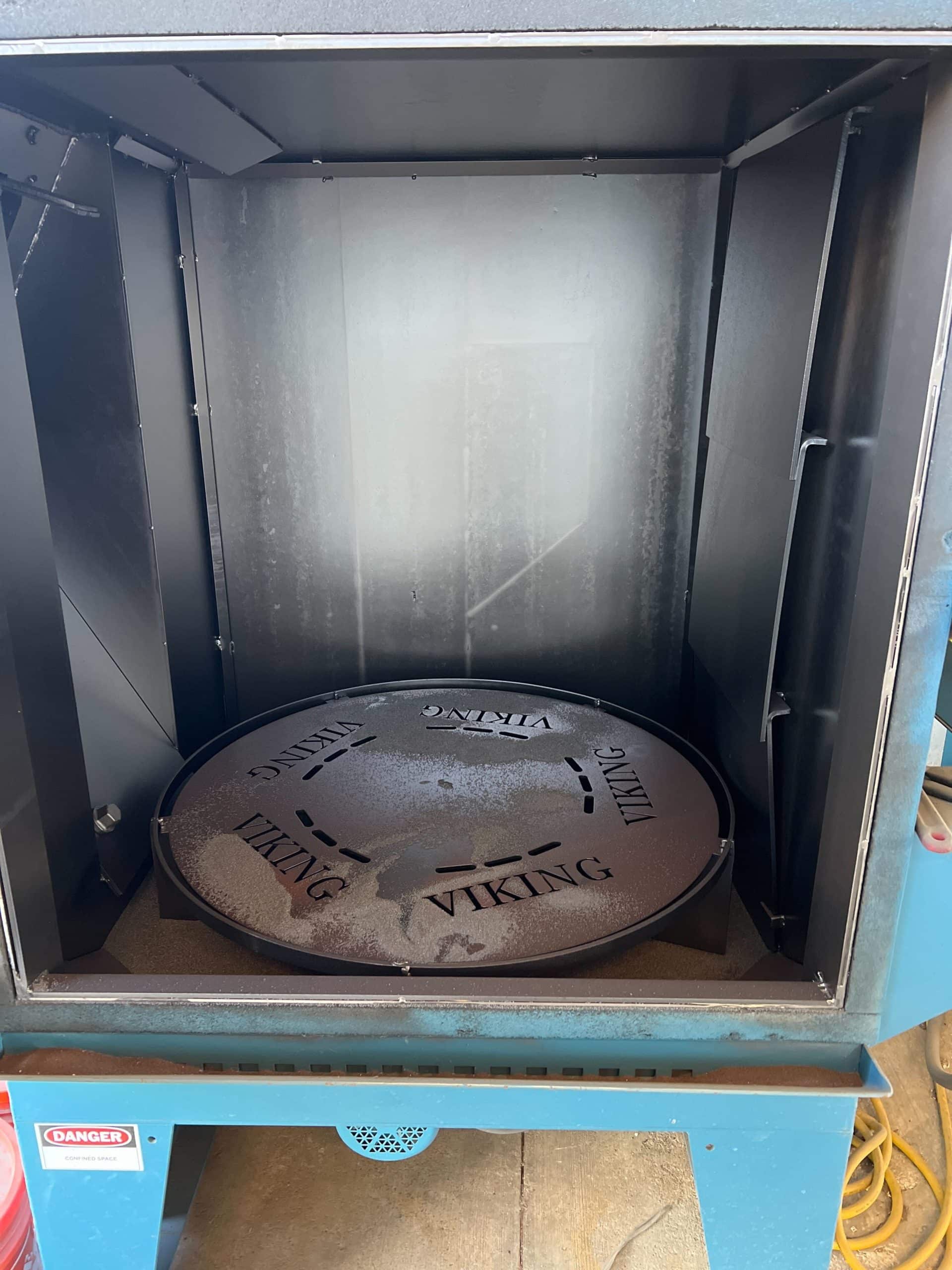 Viking 36T Airless Table Shot Blast, 2020 - Abrasive Trap & Hopper, Dust Collector, Spark Arrestor - Image 3