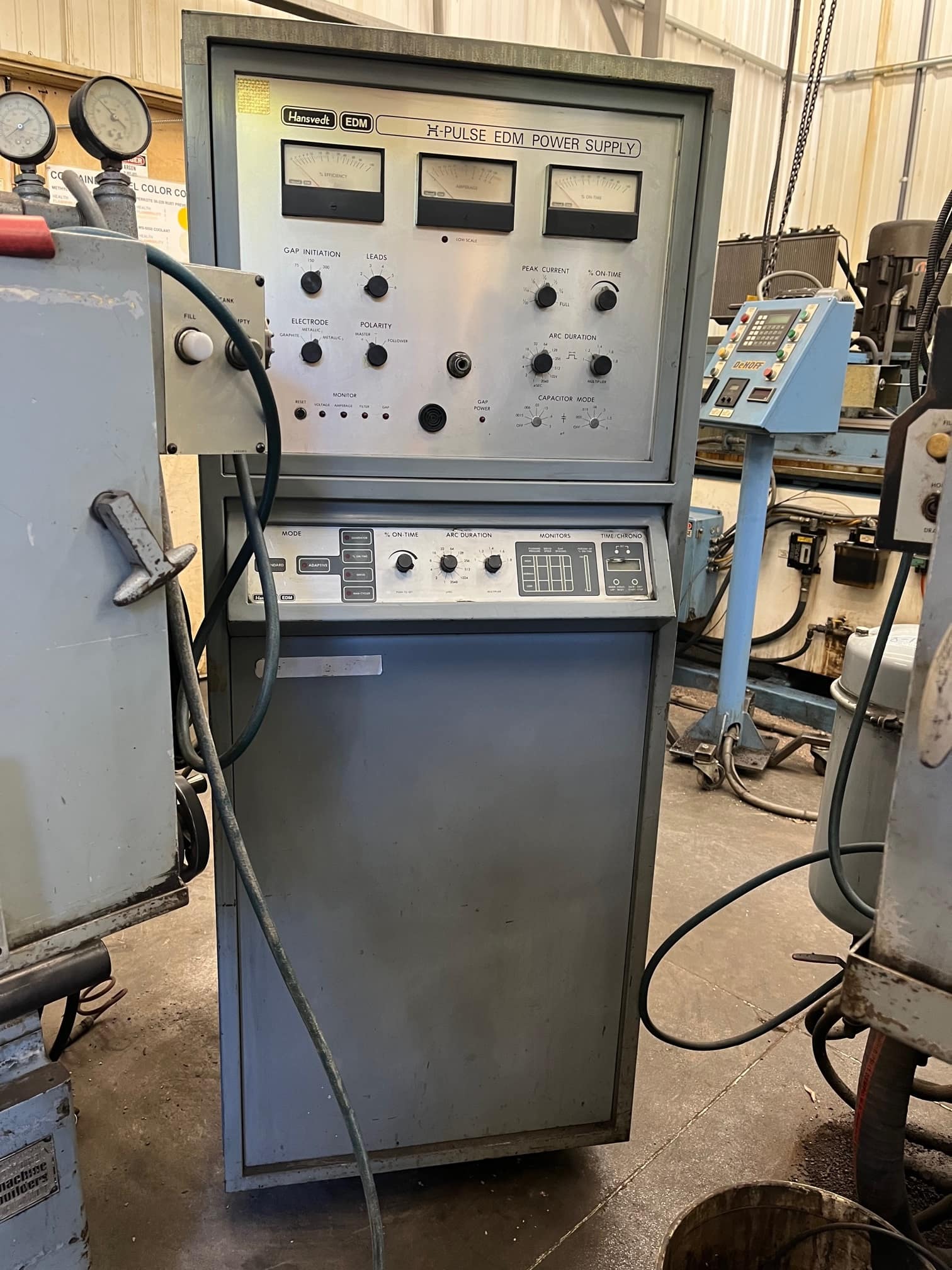 Hansvedt Cintrojet SM-18E Ram Style EDM, H -Pulse Power Supply, 1988 - Image 3